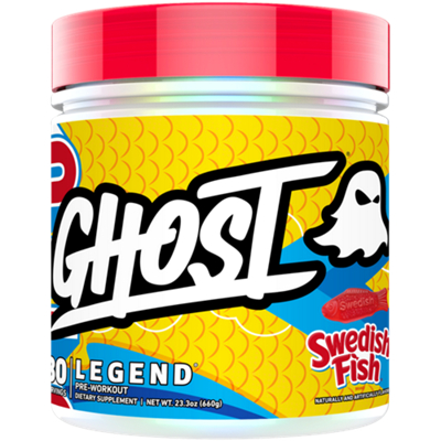 GHOST Legend V4 Pre-Workout - SWEDISH FISH (23.3 Oz. / 30 Servings)