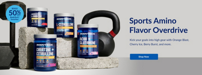 Four BodyTech Amino items