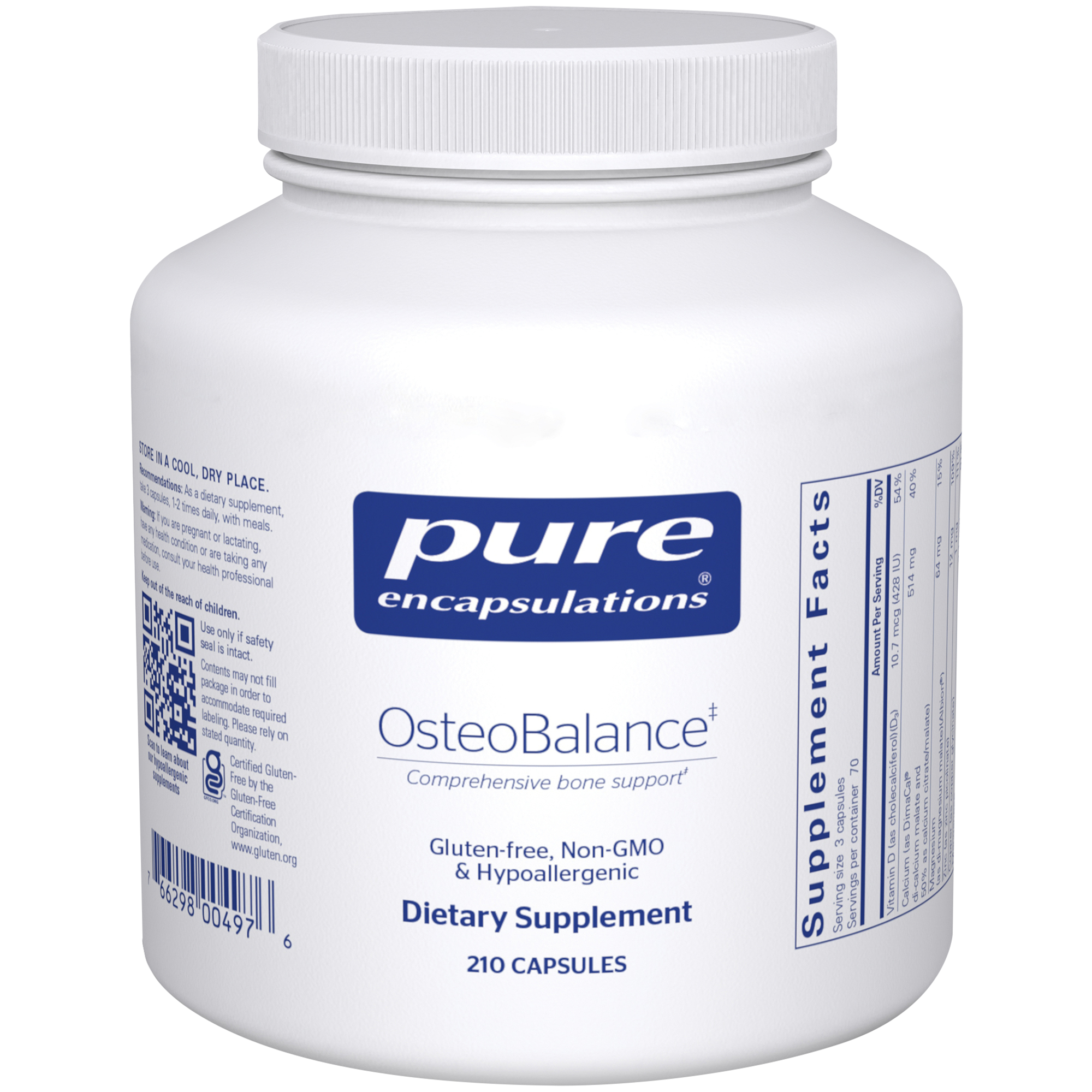 OsteoBalance for Bone Support with Calcium 120 Capsules