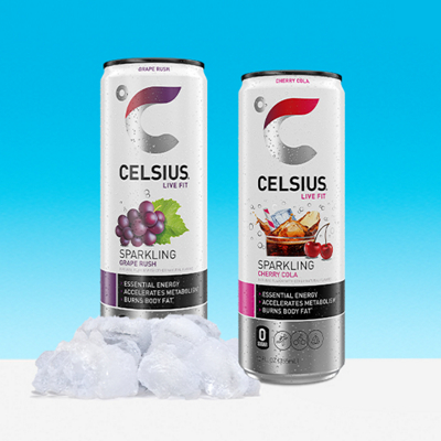 Two Celsius drinks