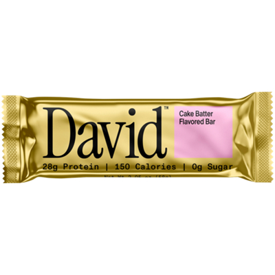 David Protein Bar - 28g Protein - Cake Batter (1 Bar)