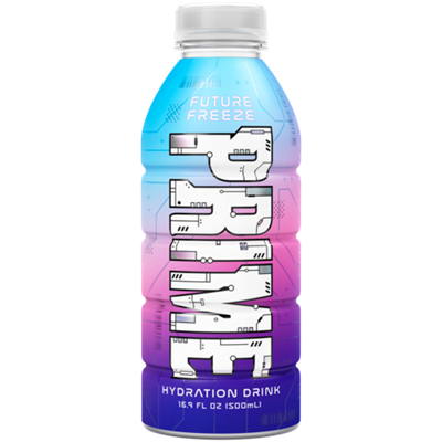 Prime Hydration with BCAA Blend for Muscle Recovery - Future Freeze (12 Drinks, 16.9 Fl Oz. Each)