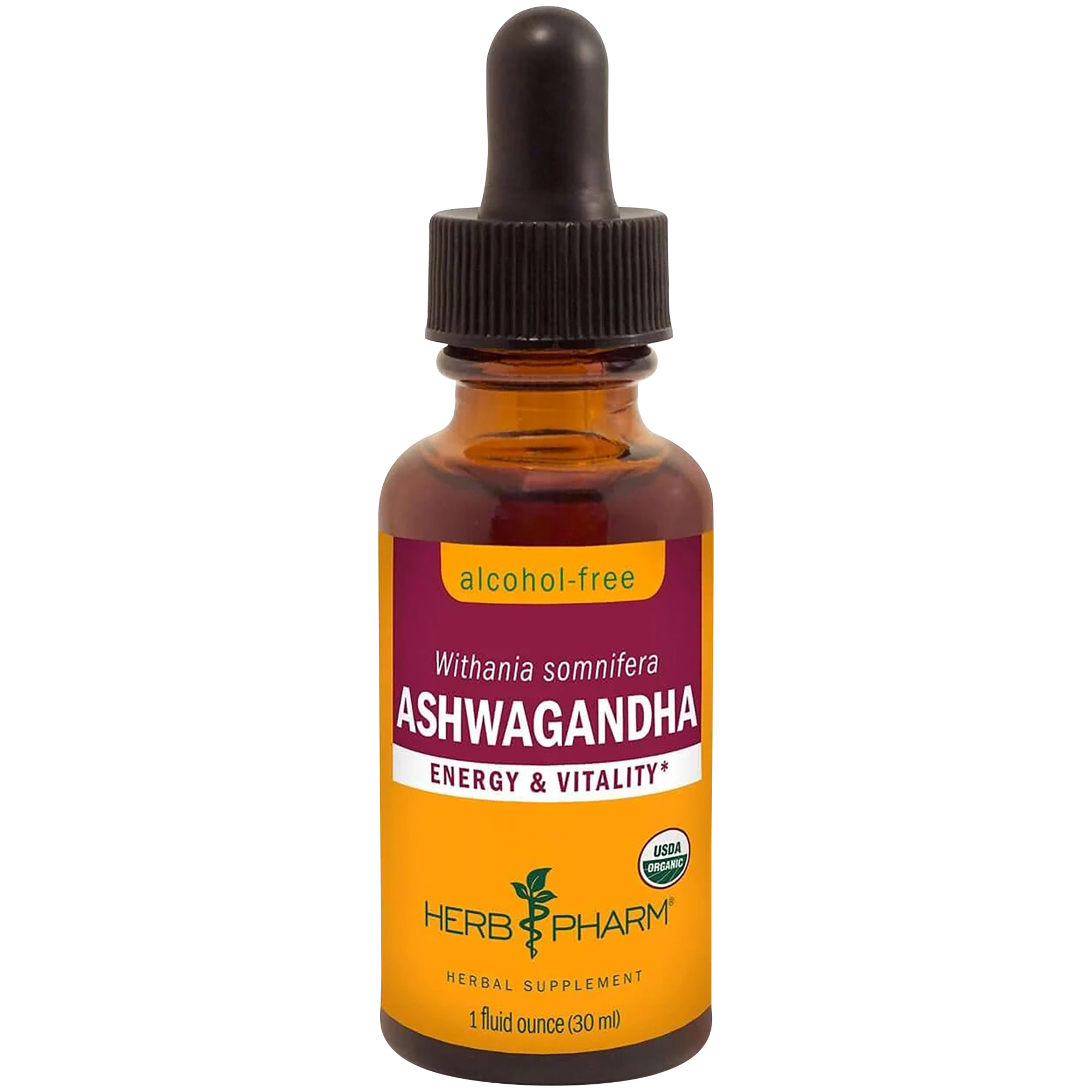 Ashwagandha for Energy  Vitality  AlcoholFree  1 Fl Oz