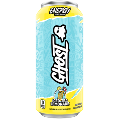 GHOST Energy Drink - Zero Sugar - Iced Tea Lemonade (12 Drinks, 16 Fl Oz. Each)