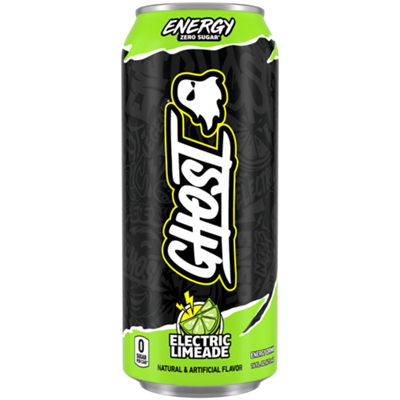 GHOST Energy Drink - Zero Sugar - EDC Electric Limeade (12 Drinks, 16 Fl Oz. Each)