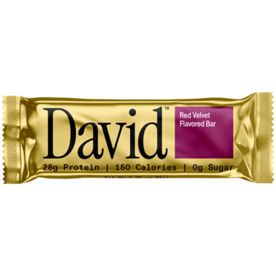 David Protein Bar - 28g Protein - Red Velvet (1 Bar)