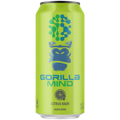 Gorilla Mind Energy Drink – Citrus Rain (1 Drink)