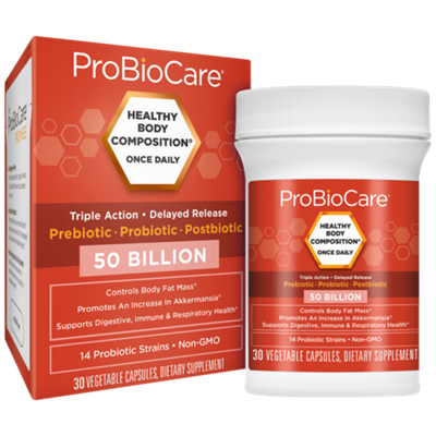 Healthy Body Composition Triple Action Probiotic - 50 Billion CFUs (30 Vegetable Capsules)