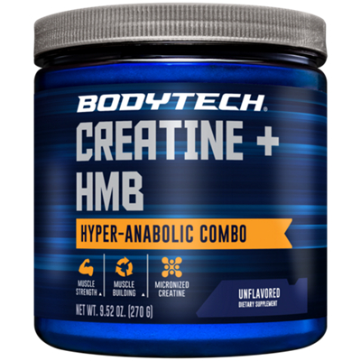 Creatine + HMB – Hyper-Anabolic Combo – Unflavored (9.52 oz./30