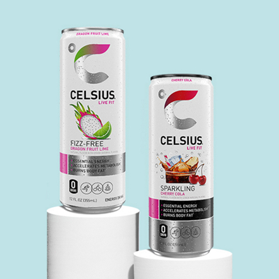 Two Celsius drinks items