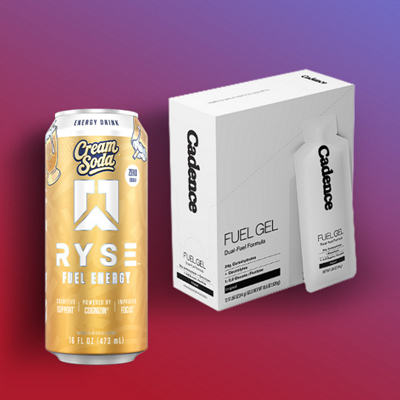 One RYSE drink and one Cadence item