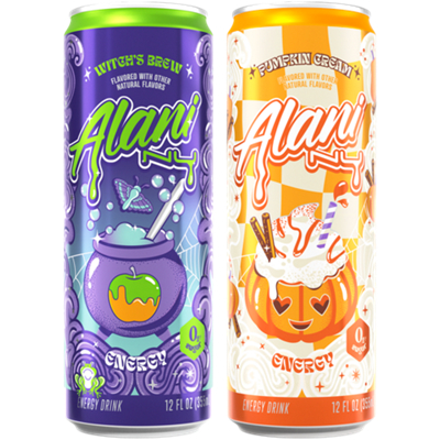 Energy Drink - Fall Favorites Variety Pack - Witch's Brew & Pumpkin Cream (12 Drinks, 12 Fl. Oz. Each)