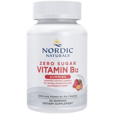 Zero Sugar Vitamin B12 Gummies - Passionfruit Guava (30 Servings)