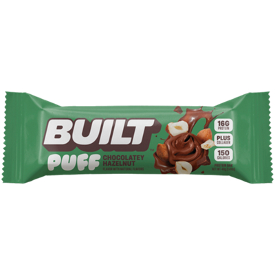 Built Puff Protein Bar - 16g Protein - Chocolatey Hazelnut (1 Bar)