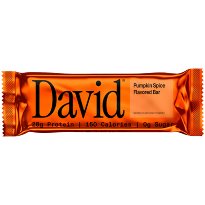 David Protein Bar - 28g Protein - Pumpkin Spice Limited Time Flavor (1 Bar)