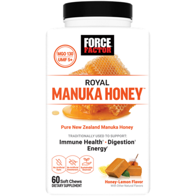 Royal Manuka Honey - Pure New Zealand Manuka Honey - Immune Health, Digestion & Energy (60 Soft Chews)