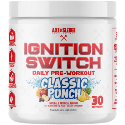 Ignition Switch Daily Pre-Workout - Classic Punch (30 Servings)