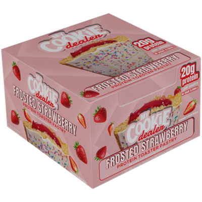 Protein Toaster Pastry - 20g Protein - Frosted Strawberry (12 Servings)