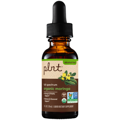 Liquid Organic Moringa - Energy & Vitality Support - Immune & Seasonal Support (1 fl oz.)