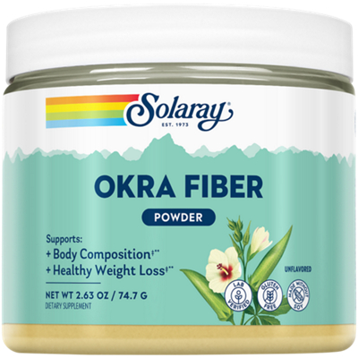 Okra Fiber Powder - Supports Healthy Weight Loss (2.63 Oz.)