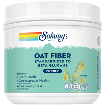 Oat Fiber Standardized to Beta Glucans Powder - Supports Heart Health (11.6 Oz.)