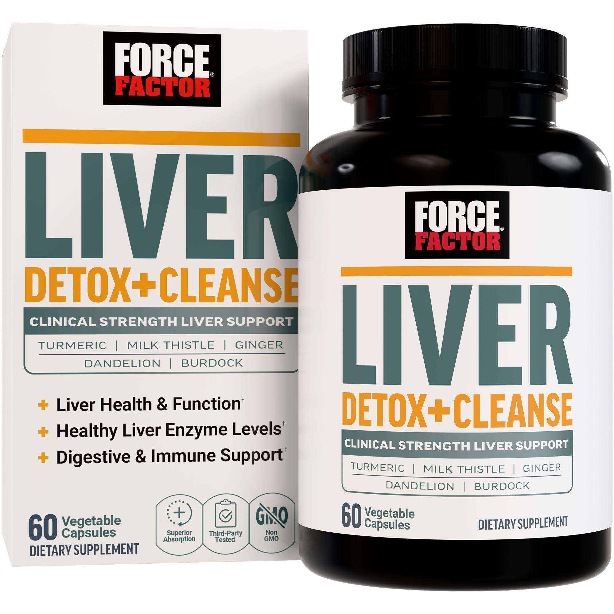 Liver Detox  Cleanse  Liver Support 60 Vegetable Capsules