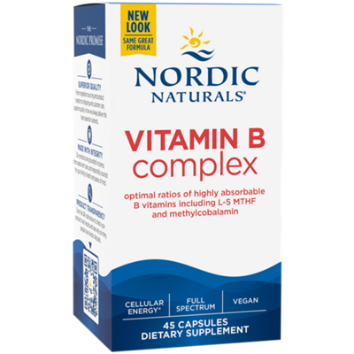 Vitamin B Complex - Cellular Energy - L5 MTHF & Methylcobalamin (45 Capsules)