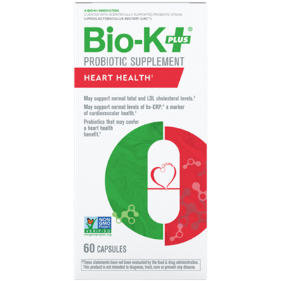 Heart Health Probiotic - 2.5 Billion CFUs (60 Capsules)