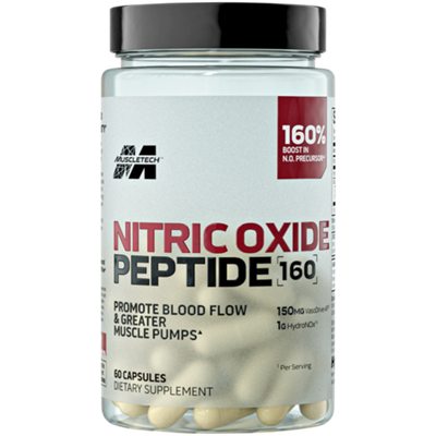 Nitric Oxide Peptide 160 - Promotes Blood Flow & Greater Muscle Pumps (60 Capsules)