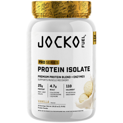 Pro Series Protein Isolate Powder - Supports Muscle Recovery - Vanilla (25 Servings)