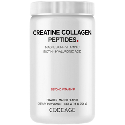 Creatine Collagen Peptides - Mango - 15 Oz