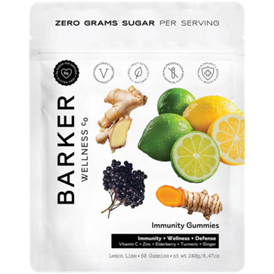 Immunity Gummies - Immunity + Wellness + Defense - Lemon Lime (60 Gummies)