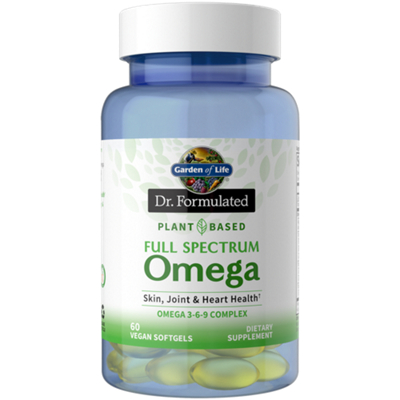 Full Spectrum Omega - Skin, Joint & Heart Health - Omega 3-6-9 Complex (60 Vegan Softgels)