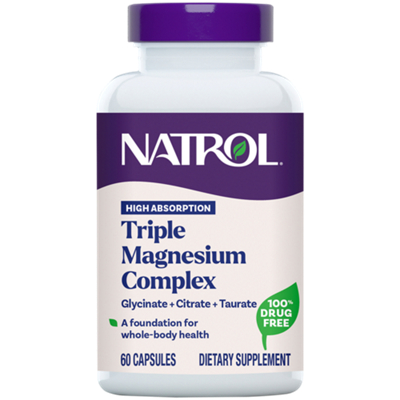 Triple Magnesium Complex - Glycinate + Citrate + Taurate (60 Capsules)