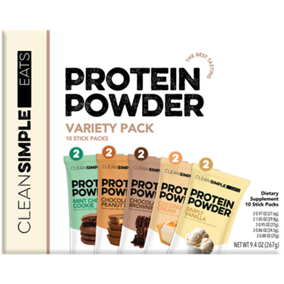 Protein Powder - Variety Pack (10 Stick Packs)