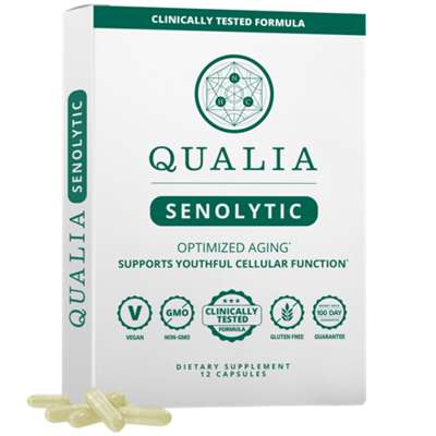 Senolytic for Optimized Aging - Supports Youthful Cellular Function (12 Capsules)