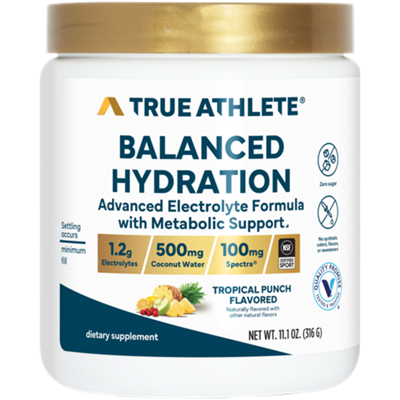 Balanced Hydration – Advanced Electrolyte Formula – Supports Metabolic Health – Tropical Punch (40 Servings)