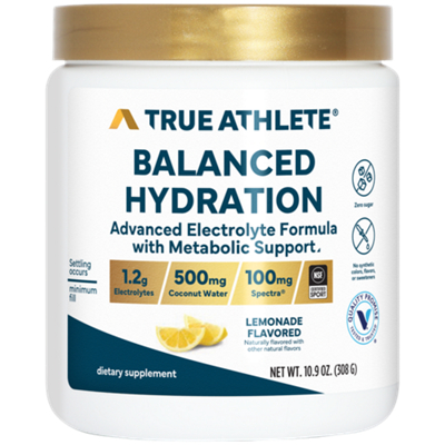 Balanced Hydration – Advanced Electrolyte Formula – Supports Metabolic Health – Lemonade (40 Servings)