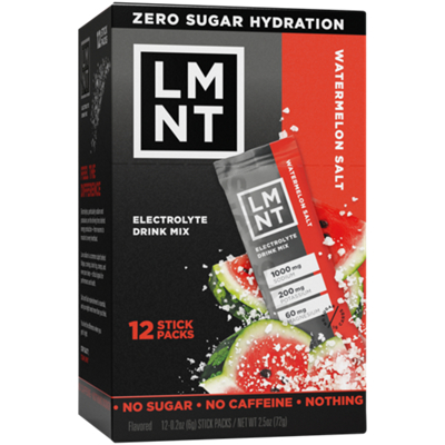 Electrolyte Drink Mix - Watermelon Salt (12 Stick Packs)