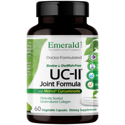 UC-II Joint Formula - Meriva Curcuminoids - Undenatured Collagen (60 Vegetable Capsules)