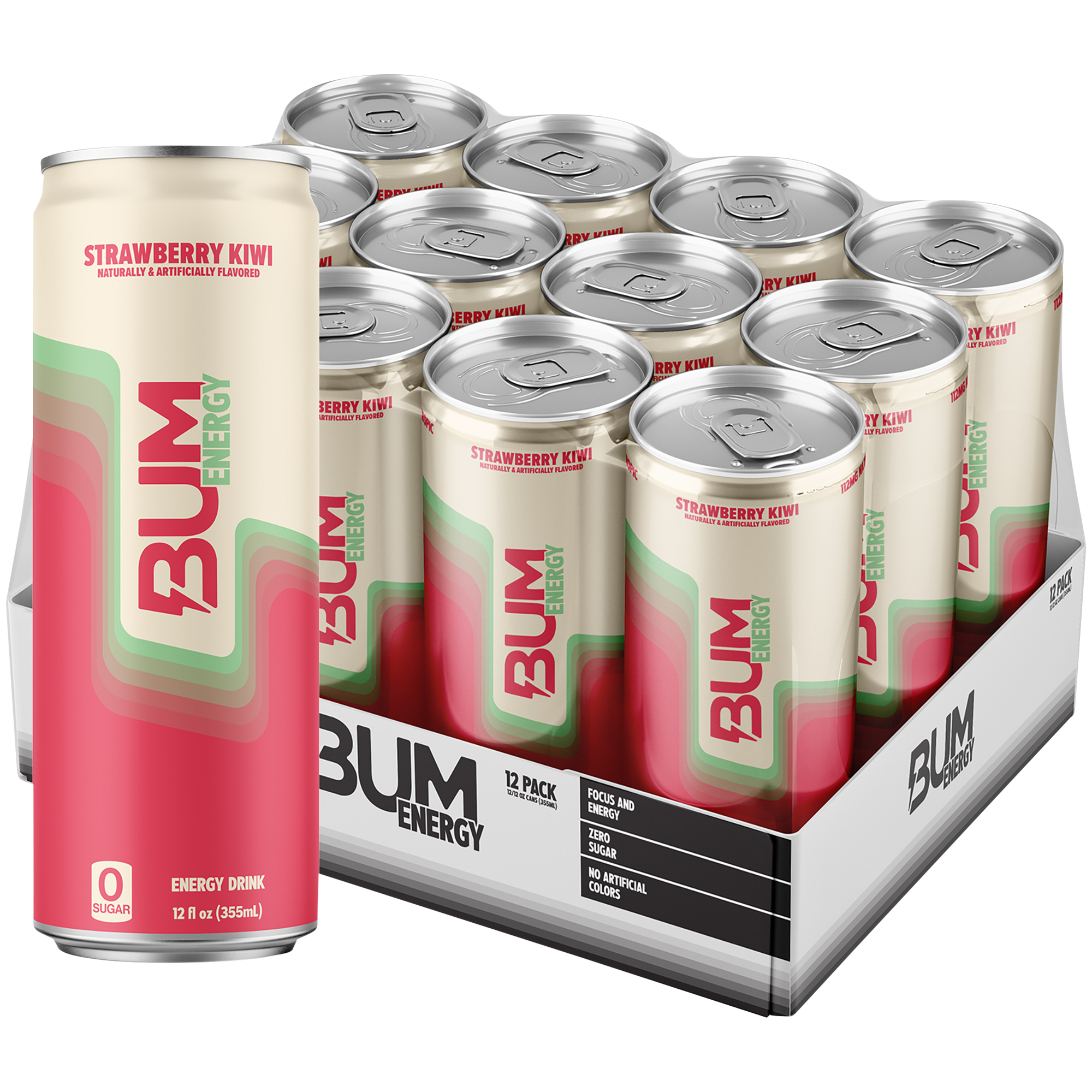 Energy Drink  Strawberry Kiwi 12 Drinks 12 Fl Oz Each