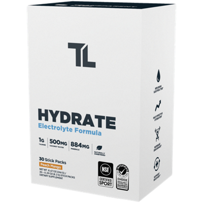 Electrolyte Drink - 884 mg Electrolytes, Naturally Sweetened & 50 mg Senactiv Peach Mango (30 Sticks)