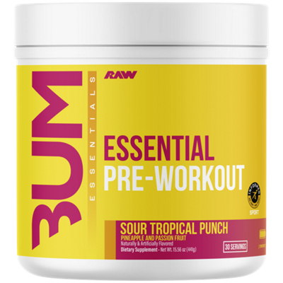 Essential Pre-Workout - Sour Tropical Punch (30 Servings/15.56 Oz.)