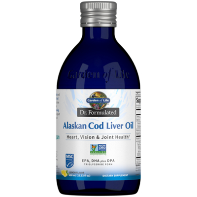 Dr. Formulated Alaskan Cod Liver Oil - Lemon (400mL, 80 servings)