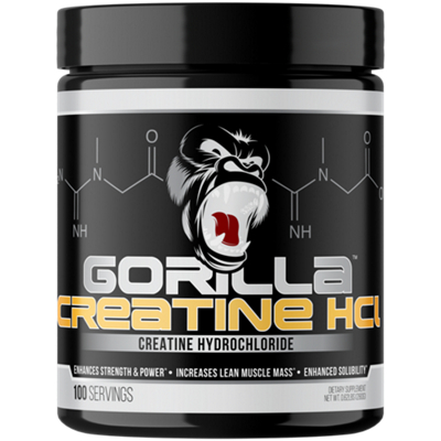 Creatine Hydrochloride - Enhances Strength & Power - Increases Lean Muscle Mass (100 Servings)