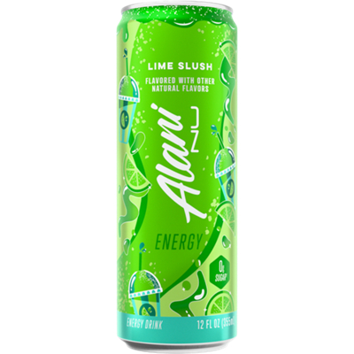 Energy Drink - Lime Slush Limited Time Flavor (12 Drinks, 12 Fl. Oz. Each)