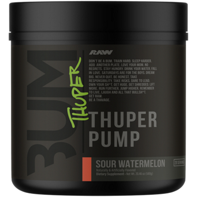 Thuper Pump Pre-Workout - Sour Watermelon (20.46 Oz./20 Servings)
