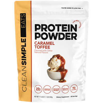 Protein Powder - 20g Protein - Caramel Toffee (20 Servings/17.6 Oz.)