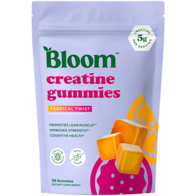 Creatine Gummies - 5g 100% Micronized Creatine - Tropical Twist (36 Gummies)