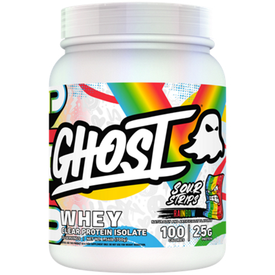Why Clear Protein Isolate - 200 Calories, 25g Protein -  Sour Strips Rainbow (20 Servings)